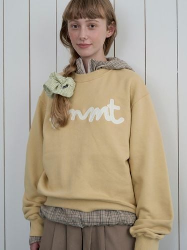 VNMT handle stich sweatshirt_yellow - VANISHMENT - Modalova