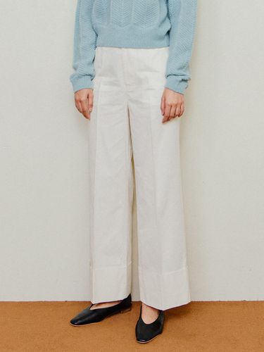 Aude Turn Up Cuff Pants - LESEIZIEME - Modalova