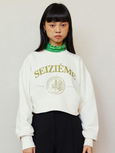 Unbalanced Crop Sweatshirt - LESEIZIEME - Modalova