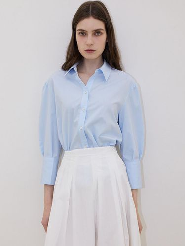 Wrinkle-Free Open Collar Shirt - LESEIZIEME - Modalova