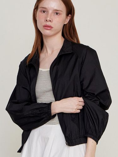 Valentin Windbreaker Jumper - Black - LESEIZIEME - Modalova