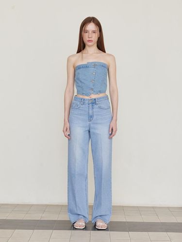 Summer Straight Denim Pants - LESEIZIEME - Modalova