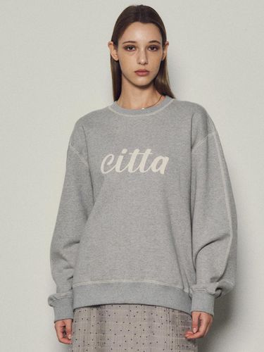 Chain Stich Logo Sweatshirts_CTT309() - CITTA - Modalova