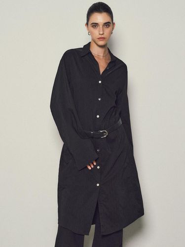 Slub Cutting Long Coat Shirts_CTT338() - CITTA - Modalova