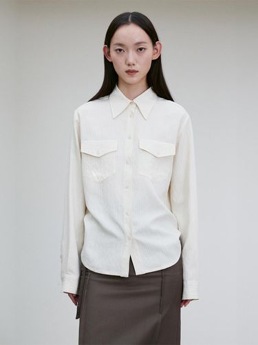 PATCH POCKET STRIPED SHIRT - RE RHEE - Modalova