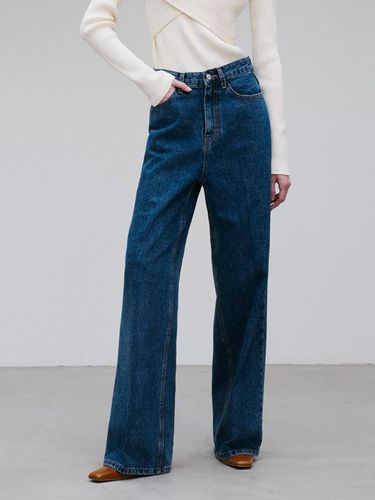 FRONT CREASED DENIM PANTS - RE RHEE - Modalova