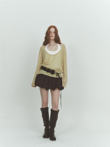 WAY KNITWEAR (YELLOW GREEN) - ASURA - Modalova