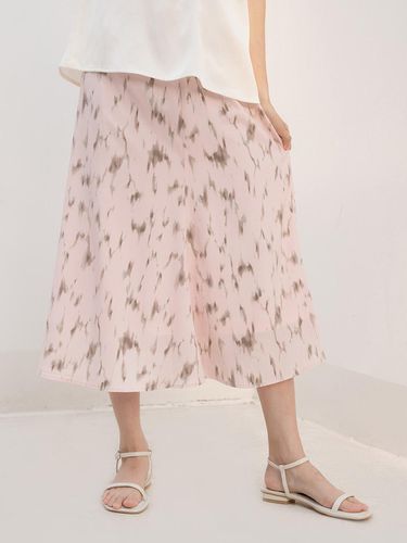 Pattern Flare Long Skirt [Pink] - REORG - Modalova