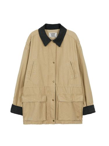 VINTAGE WASHED WORK JACKET_beige - MARGESHERWOOD - Modalova