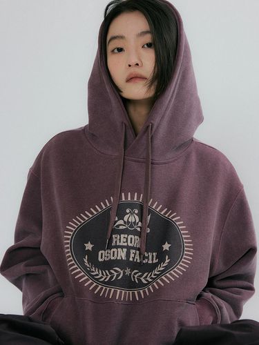 OSON VINTAGE PIGMENT HOOD RED BEAN - REORG - Modalova