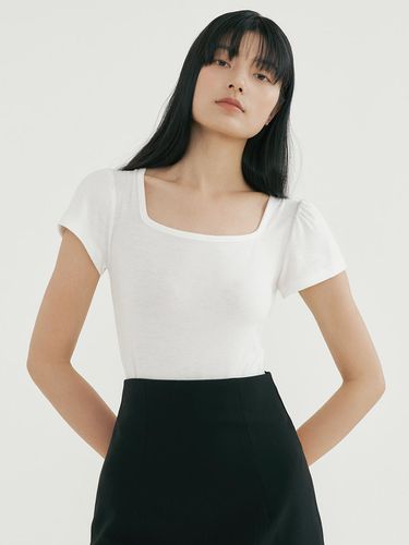 BLO SQUARE PUFF T-SHIRTS WHITE - REORG - Modalova