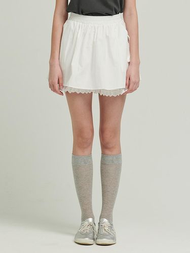 Lace Festive Layered Skort_WHITE - MARILUZ - Modalova