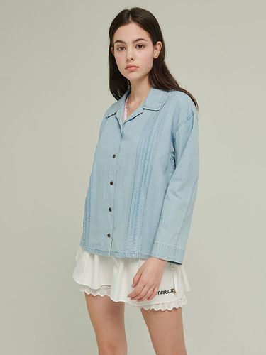 BREEZE WASH DENIM SHIRT_BLUE - MARILUZ - Modalova