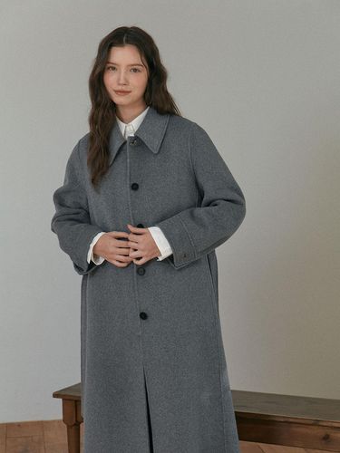 Button Point Handmade Coat_GREY - MARILUZ - Modalova