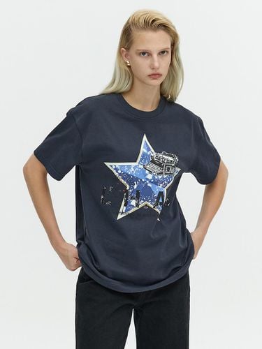 STAR POINT LOGO T-SHIRT_NAVY - L’H.A.S - Modalova