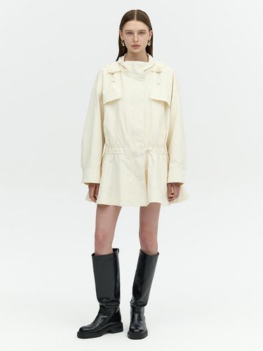 OVERSIZED BLOUSON STRING JUMPER_LIGHT BEIGE - L’H.A.S - Modalova