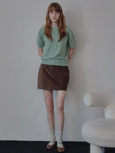 Perfect fit Mini Skirt - Brown - TAV - Modalova