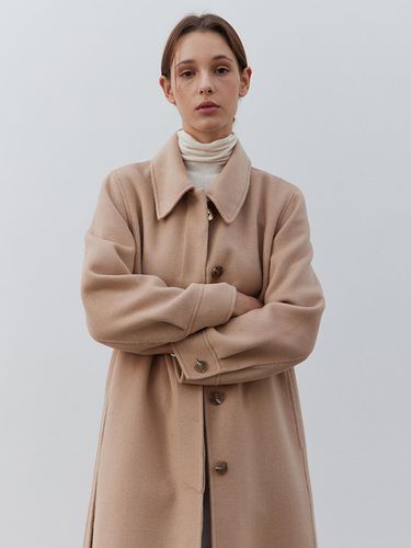 Button Point Handmade Coat-BEIGE - MARILUZ - Modalova