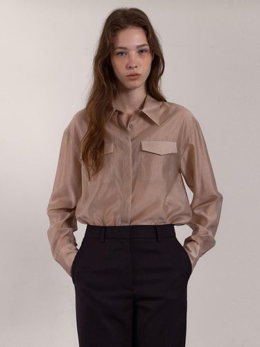 FRONT OUT POCKET SHIRT_BEIGE - MIMEME - Modalova