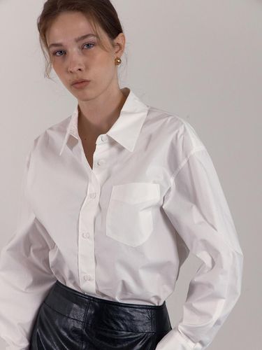 BASIC COTTON SHIRT_WHITE - MIMEME - Modalova