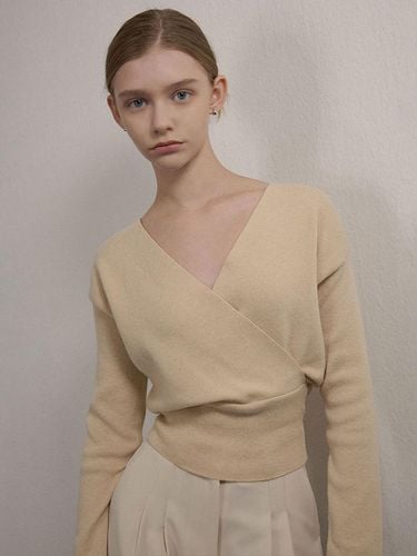 WRAP KNIT BEIGE - camino - Modalova