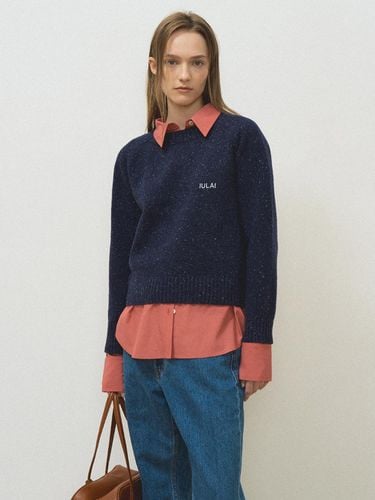 Teddy Pullover Navy - IULAI - Modalova