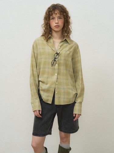 Standard shirt Olive check - IULAI - Modalova