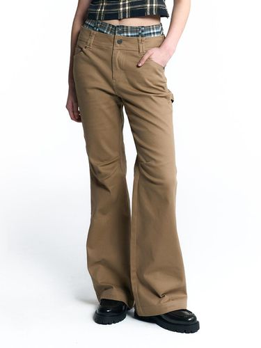 Layered Bootcut Spandex Pants - KIRSH - Modalova