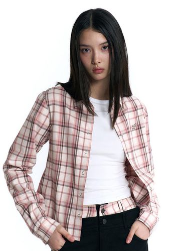 Slim Fit Checkered Shirt [Pink] - KIRSH - Modalova