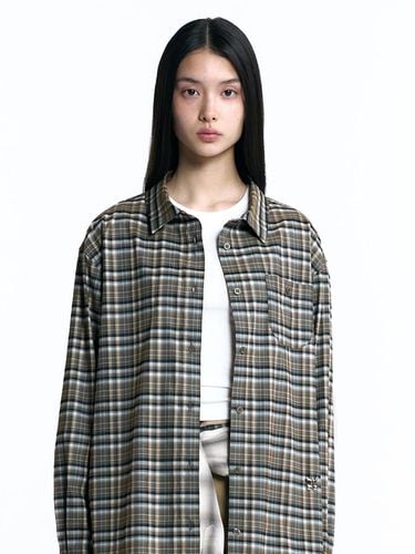 Checkered Checkered Loose Fit Checkered Shirt [Kha - KIRSH - Modalova