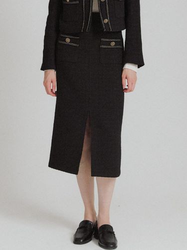 Brill tweed skirt [Black] - BRILLE MONTHS - Modalova