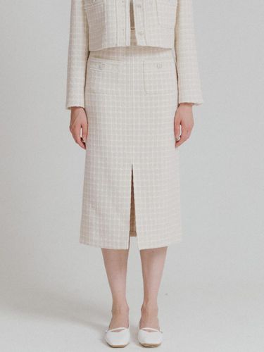 Brill tweed skirt [Beige] - BRILLE MONTHS - Modalova