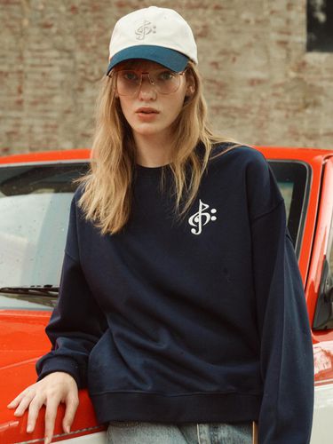 LOGO SWEAT TOP NAVY - 2113 studio - Modalova