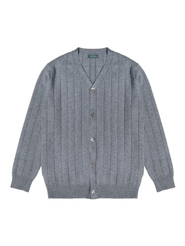 CA003 Lip Soft Cardigan_Gray - ALL CLASSIC - Modalova