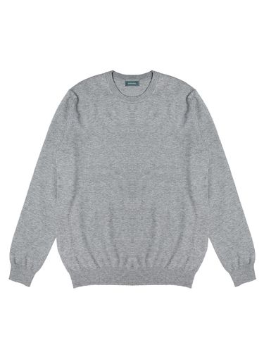 KT005 Washable Round Knitwear_Gray - ALL CLASSIC - Modalova