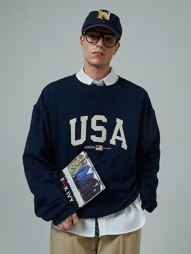 COLLATION LINE] American Dream Vintage Sweat Shir - beyondcloset - Modalova