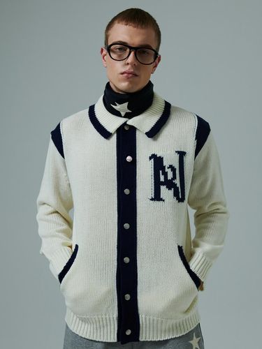 S HOMAGE New Baseball Knit Jumper - beyondcloset - Modalova