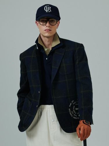 Handmade Detail FxxK IVY Wool Sports Check Jacket - beyondcloset - Modalova