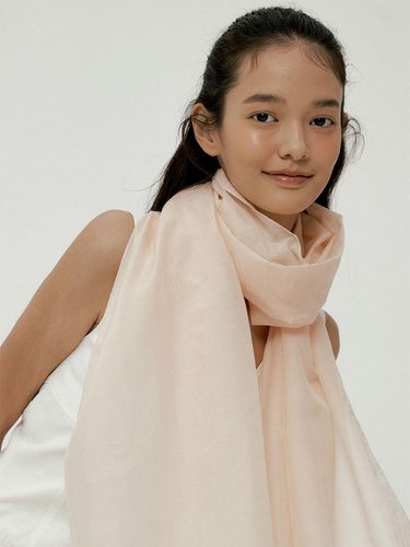 Lacie silk scarf - pink - BB’DE SOLI’DE - Modalova