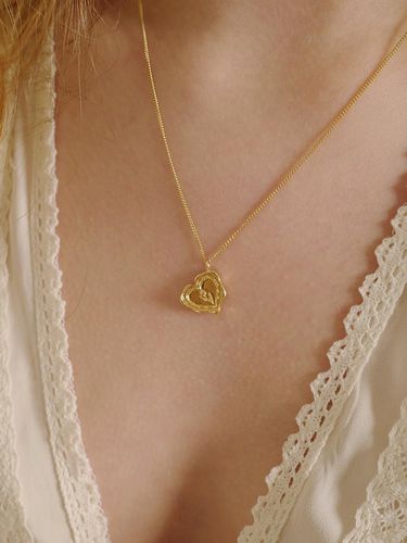 Melting heart tulip necklace - fiore - Modalova