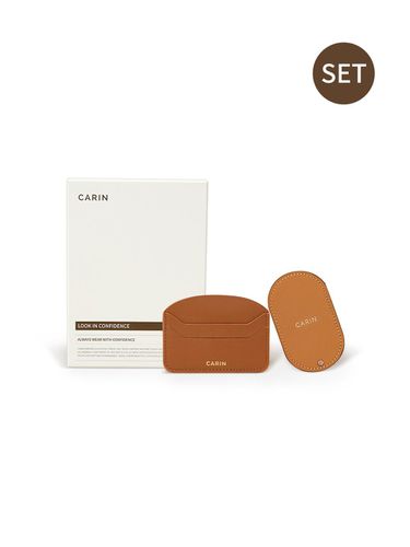 Special Set (slot type card wallet + hand mirror) - CARIN - Modalova