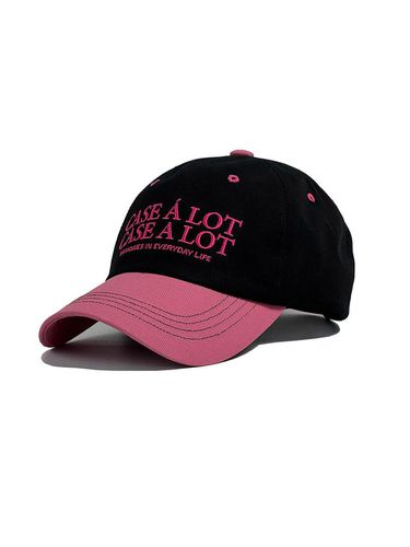 Slogon logo ball cap - black pink - CASE A LOT - Modalova