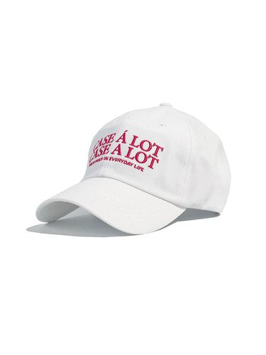 Slogon logo ball cap - white pink - CASE A LOT - Modalova