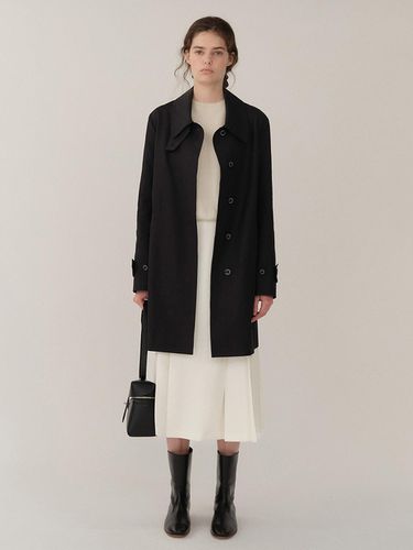 FW24 Palatina Cotton Trench Coat - KINDERSALMON - Modalova