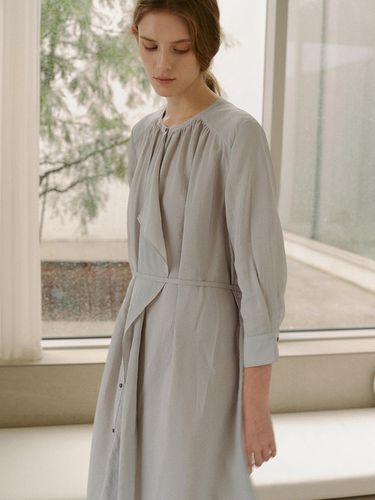 Abigail Dress - Cloud Gray - KINDERSALMON - Modalova