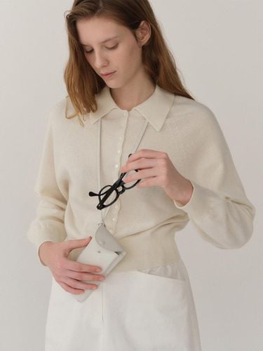 FW24 Cashmere Cardigan Seashell - KINDERSALMON - Modalova