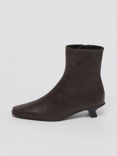 Curve ankle boots(Rusty brown) - Archivepke - Modalova