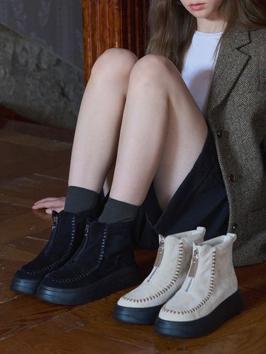 Stitch Ankle Boots - halte allez - Modalova