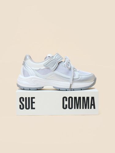 Ribbon velcro sneakers(silver) - SUECOMMA BONNIE - Modalova