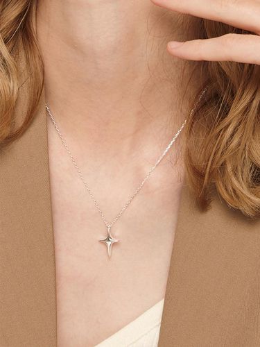 Silver]Twinkle starburst necklace - murmur - Modalova